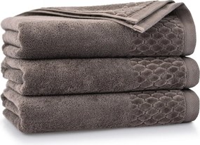 Törölköző 50X100 Fürdőlepedő Carlo Barna