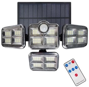 Milagro LED Napelemes reflektor mozgás- és szürkületérzékelővel 30W/3,7V 2400 mAh IP47 + + távirányító MI2241