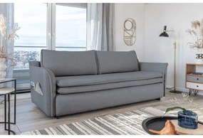 Charming Charlie szürke kinyitható kanapé - Miuform