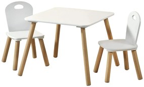 Kesper Gyermek asztal székekkel Scandi