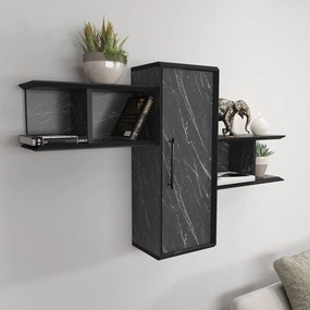 Fali polc Olida - Bendire Black