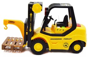 LendkerekesTargonca Hanggal és Fénnyel Tekerős Emelő Mechanizmussal 24cm-es