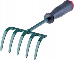 Gereblye Kis Kerti Gereblye 25CM-ES Nyéllel 5 Fogú