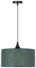 Sötétzöld függőlámpa textil búrával ø 30 cm Patti – Candellux Lighting