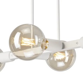 Csillár rúdon ASTRID 4xE27/60W/230V fehér