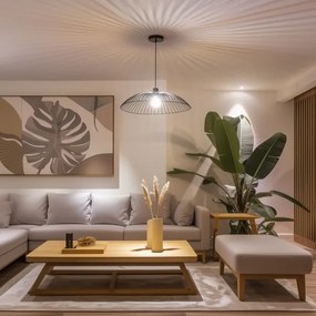 Brilagi - LED függeszték CERIA WIRE 1xE27/40W/230V Ø 60 cm fekete