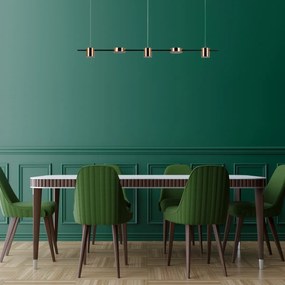 Italux modern függeszték remdal fehér sárgaréz itxpnd-16374-5-bk-3k