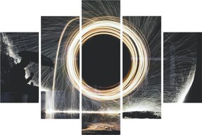 Kép - Világos show az esőben (150x105 cm)