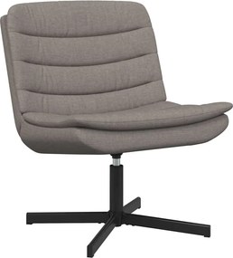 vidaXL Forgószék Tópszínű 63 x 75 x 76 cm szövet