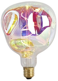 E27 szabályozható LED izzó G125 Szivárvány 4W 200lm 1800K