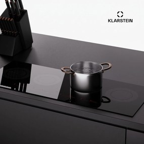 Klarstein Masterzone Slim Round, indukciós főzőlap, max. 7200 W, beépített, 4 zóna