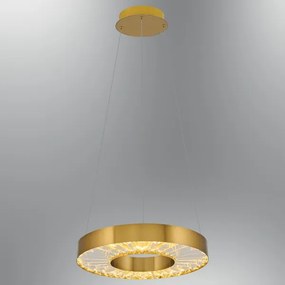 LED csillár kábelen JESI LED/35W/230V 3000K átm. 40 cm bronzszínű