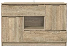 Széf fiókkal Sonoma tölgy 100 x 30 x 65,6 Faanyag