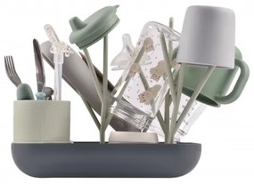 Beaba - Cumisüveg szárítóállvány zöld/szürke