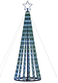 kék LED karácsonyfa 275 LED 180 cm