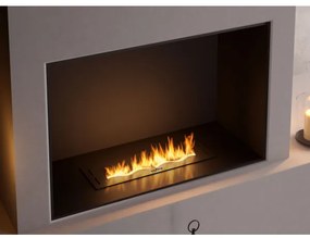 InFire - Beépített BIO kandalló 7,5x50 cm 3,5kW fekete