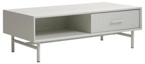 Világosszürke dohányzóasztal 60x120 cm Palma – Unique Furniture