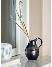 Sötétszürke kőedény váza (magasság 15 cm) Alvena – Bloomingville