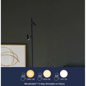 Nordlux - LED Dimmelhető állólámpa OMARI 2xLED/3,2W/230V fekete