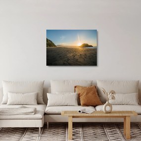 Strand képe (üvegen) (70x50 cm)