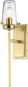 Elstead glamour modern fali lámpa alton csiszolt sárgaréz elskl-alton1-bath-bb