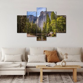 Kép - A Yosemite szikla alatt (150x105 cm)