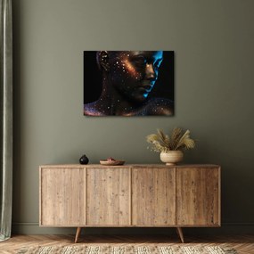Csillogó nő képe (70x50 cm)