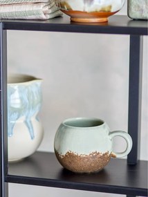 Barna-krémszínű kőedény bögre 410 ml Paula – Bloomingville