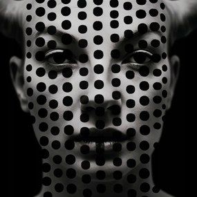 Poszter 100x100cm Áttört tekintet