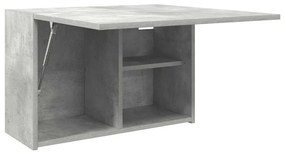 betonszürke szerelt fa fali fürdőszobaszekrény 60 x 25 x 40 cm