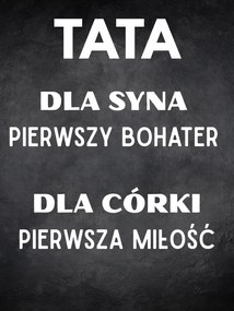 Fém poszter Ajándék Apának Apa Első Hős Első szerelem