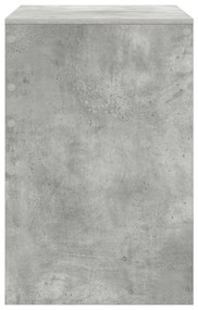 Íróasztal Beton szürke MDF beton hatású 70 x 50 x 76 cm Egyszerű