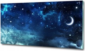 Fotótapéta üveg falra Telihold 125x50