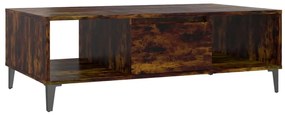 Sonoma tölgy színű szerelt fa dohányzóasztal 103,5 x 60 x 35 cm
