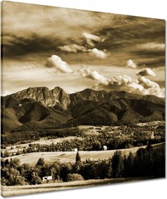 Vászonkép 60x60 Tátra Lengyel hegyek Kilátás