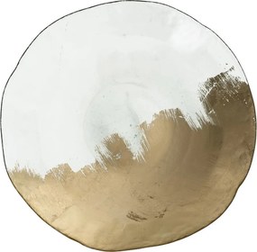 Üveg dekoratív tálca ø 29 cm – Ixia