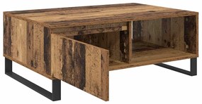 Dohányzóasztal fiókkal Régi fa 90 x 60 x 35 cm Faanyag