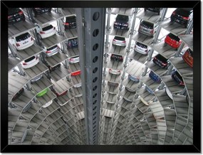 Poszterek keretben 40x30 Emeletes garázs