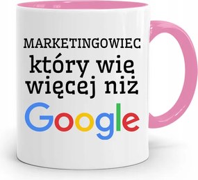 Marketingeseknek Marketing Bögre Rózsaszín Ajándék fényképes nyomtatással