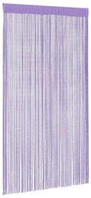 2 db lila zsinórfüggöny 100 x 250 cm