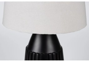 Fekete-bézs asztali lámpa Aysa - White Label