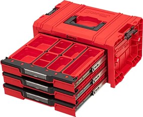 Fiókrendező 3 piros