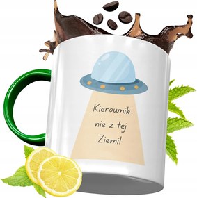 Zöld Bögre Vezetőnek Születésnapra Ajándék fényképes nyomtatással