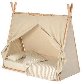 Natúr színű gyerekágy 70x140 cm Maralis Teepee – Kave Home