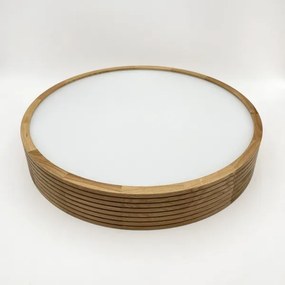 Brilagi - LED mennyezeti lámpa CARVALHO MODERN 3xE27/60W/230V átmérő 47,5 cm tölgy