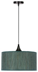 Csillár zsinóron PATTI 1xE27/60W/230V átm. 30 cm zöld