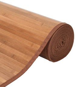 négyszögletű természetes bambusz szőnyeg 70 x 300 cm
