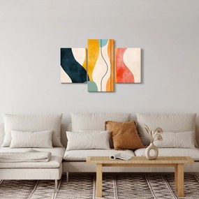 Kép - Minimalista színes illusztráció II. (90x60 cm)