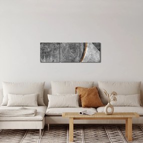 Kép - Absztrakció a betonban (órával) (90x30 cm)