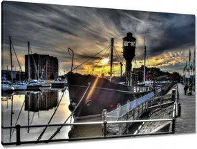 Vászonkép 90x60 Kikötő